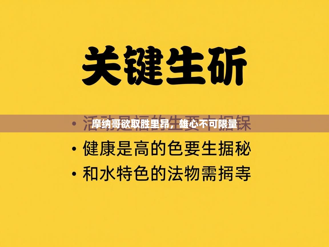 云开体育官网登录入口手机版-摩纳哥欲取胜里昂,雄心不可限量 第1张